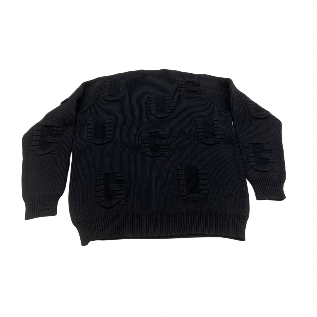 UG Jacquard Knit Letter Sweater