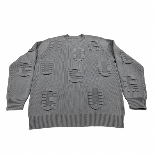 UG Jacquard Knit Letter Sweater