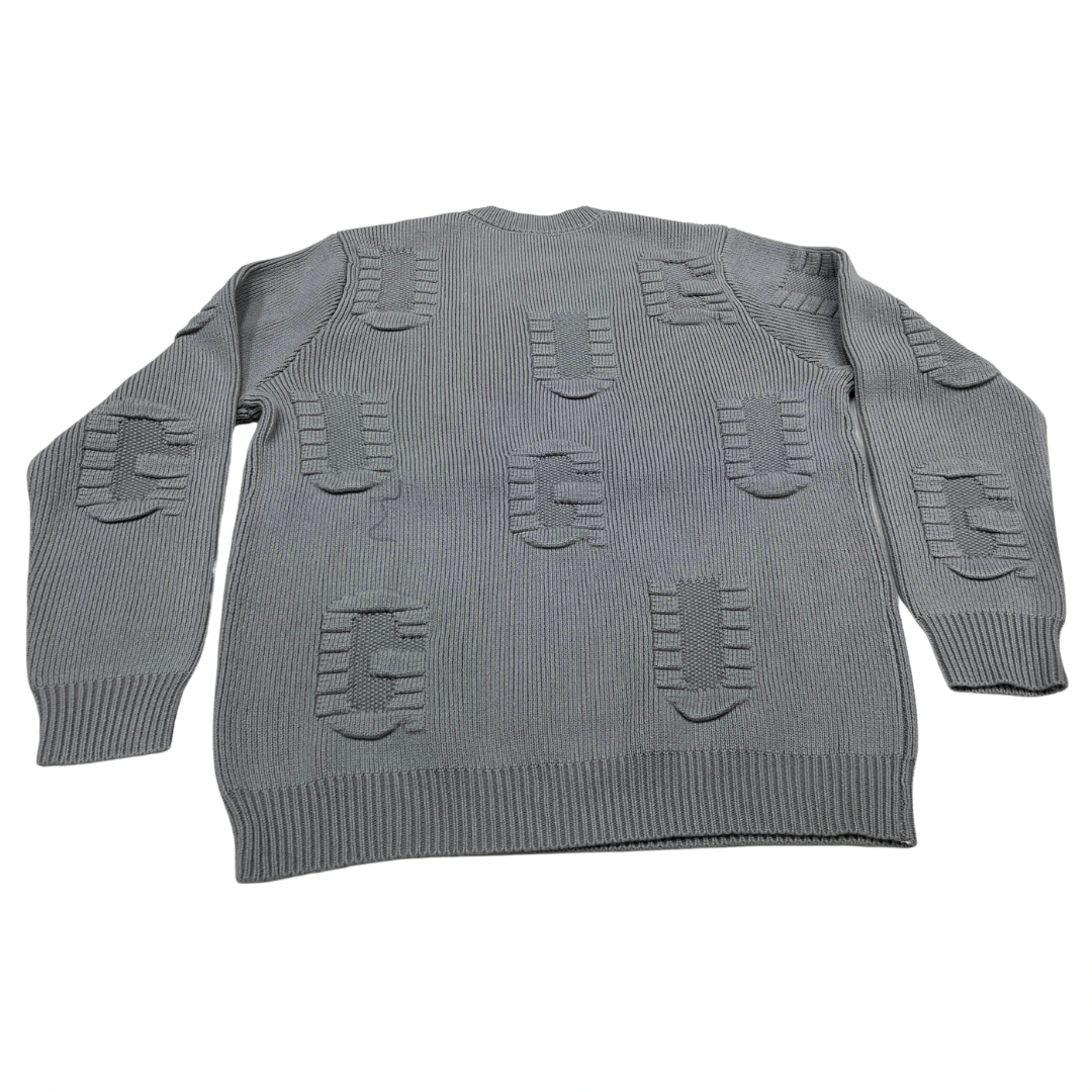 UG Jacquard Knit Letter Sweater