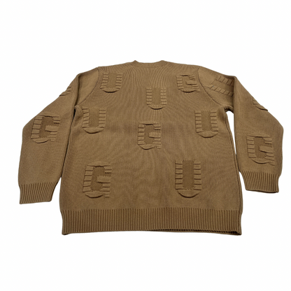 UG Jacquard Knit Letter Sweater