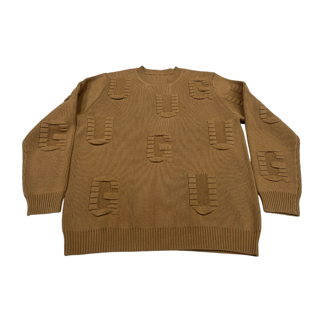 UG Jacquard Knit Letter Sweater